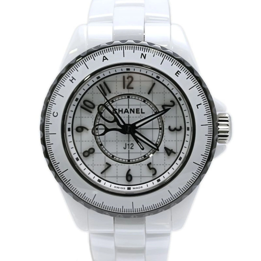 CHANEL J12 Couture H9763 Women's Watch, White Ceramic x Stainless Steel, 40446